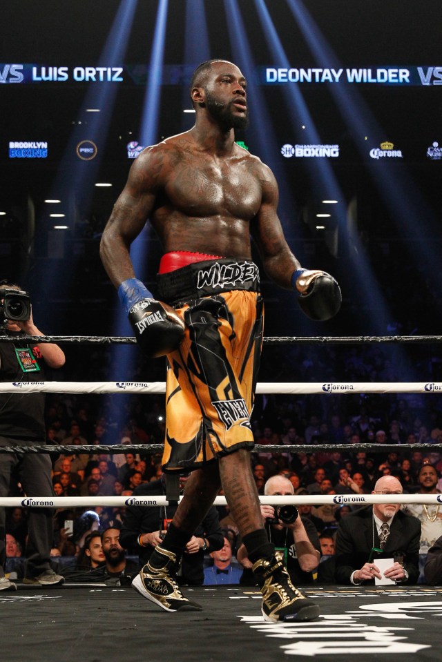 Deontay Wilder is set to snub Anthony Joshua's £75million offer