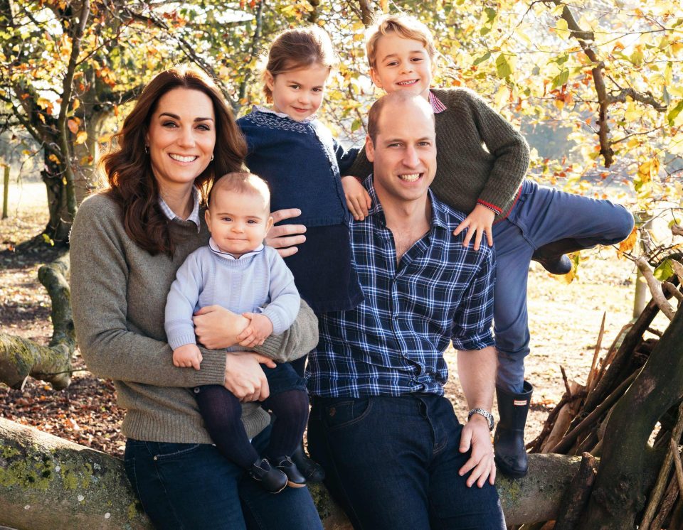 William Kate George Charlotte Louis royal family