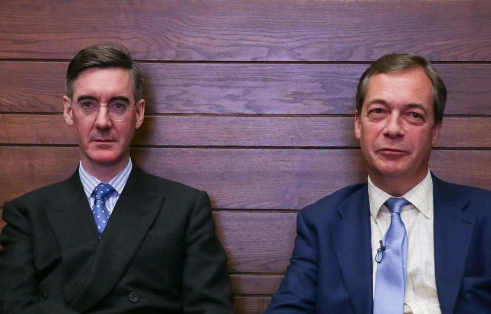  Jacob Rees-Mogg and Nigel Farage face their Brexit dream falling flat