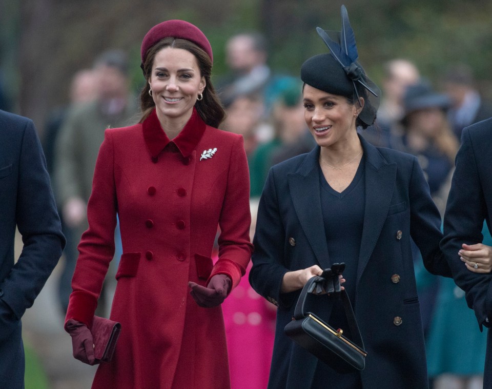  Last time Kate and Meghan were seen together was at Sandringham on Christmas Day