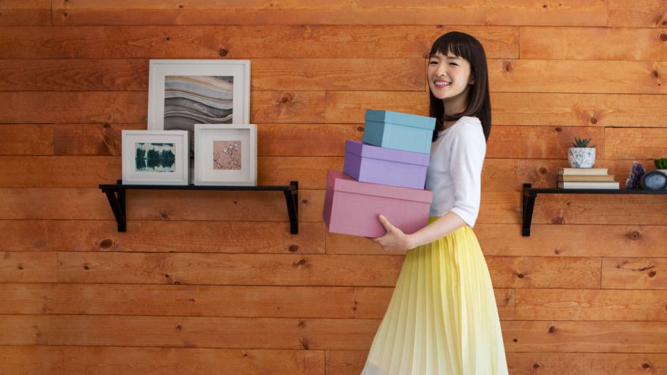  Decluttering and organisational roles are on the rise after Tidying Up With Marie Kondo came to Netflix - Abi says Marie perfectly sums up the rewarding feeling of cleaning as 'it sparks joy'