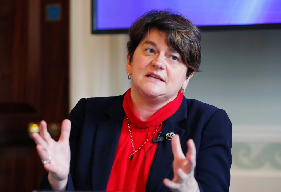  DUP's Arlene Foster declared the party is 'working hard' to seek deal with Theresa May