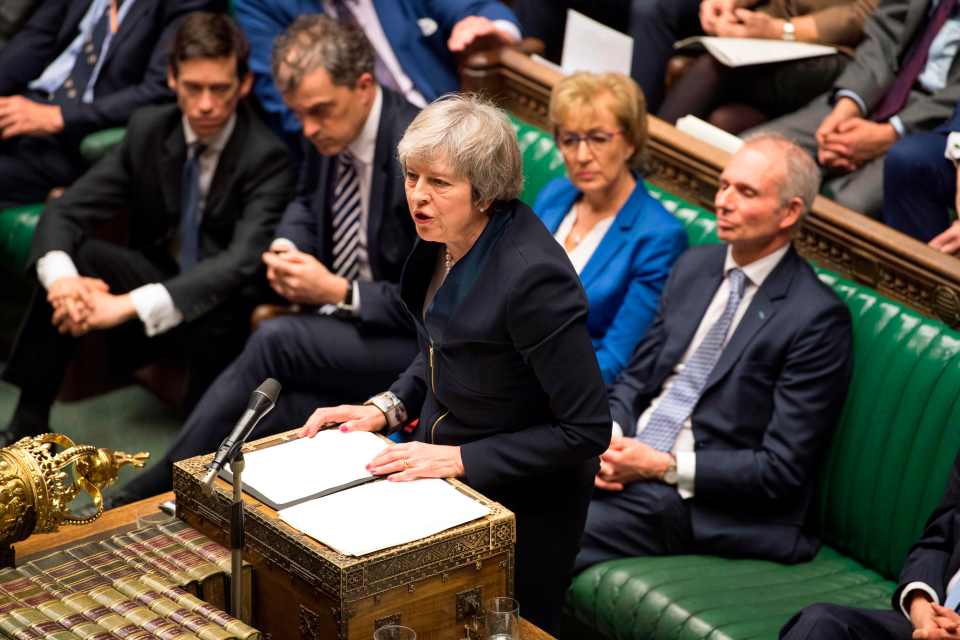 Theresa May's Brexit deal was rejected by MPs for the first time in January