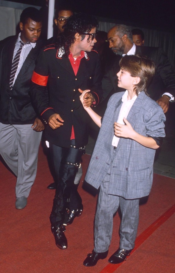 Jackson and Safechuck would be almost inseparable — here they are in London's Guildhall circa 1988 