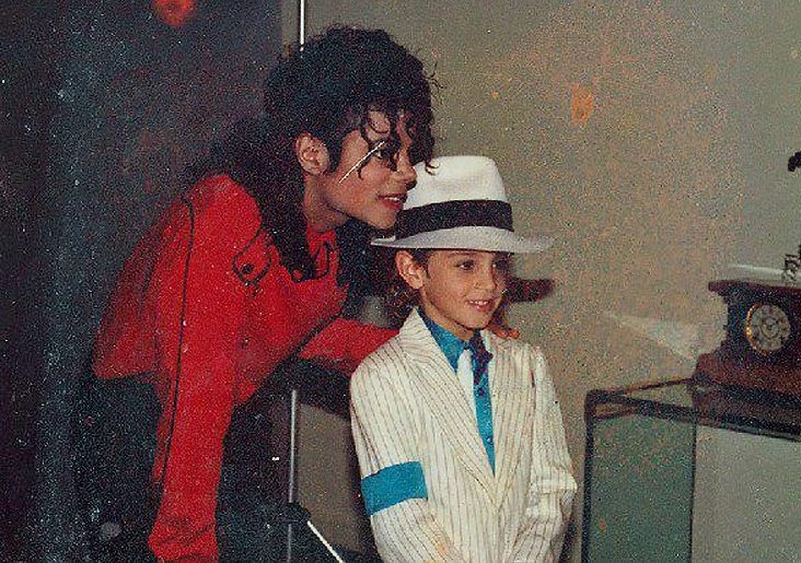  Michael Jackson with Wade Robson - who has accused the King of Pop of sexual assault