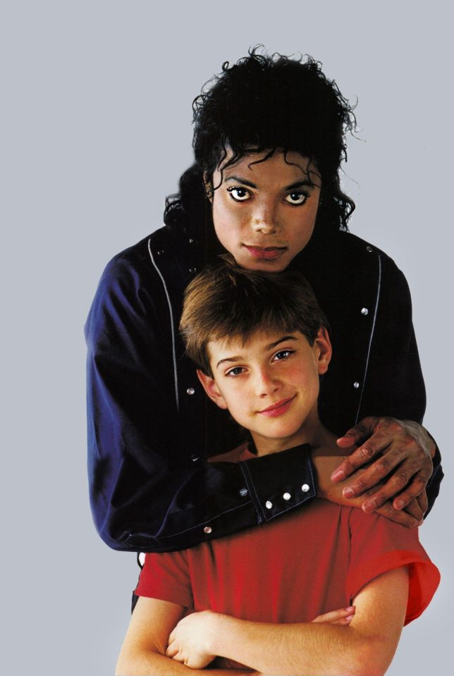  Jackson with James Safechuck who claims he was abused by the singer at Neverland