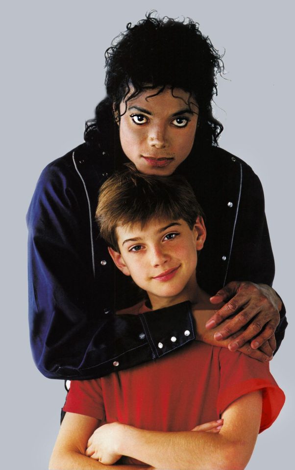  Michael Jackson with James Safechuck, the now adult claiming the pop star abused him