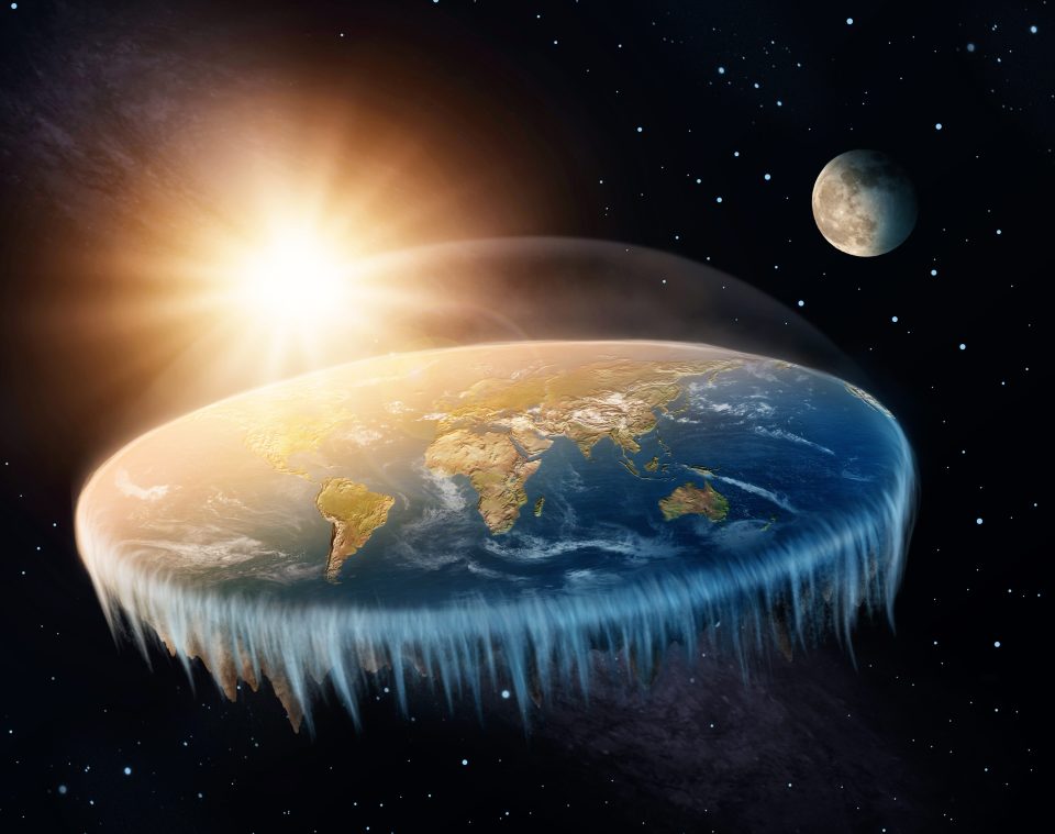  Some 'Flat Earthers' are convinced the Earth is a disc surrounded by frozen ice