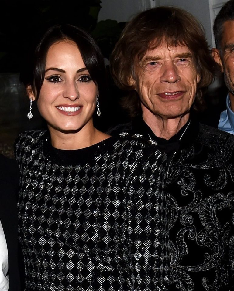  Melanie Hamrick, 32, and Mick Jagger, 75, at a party last month