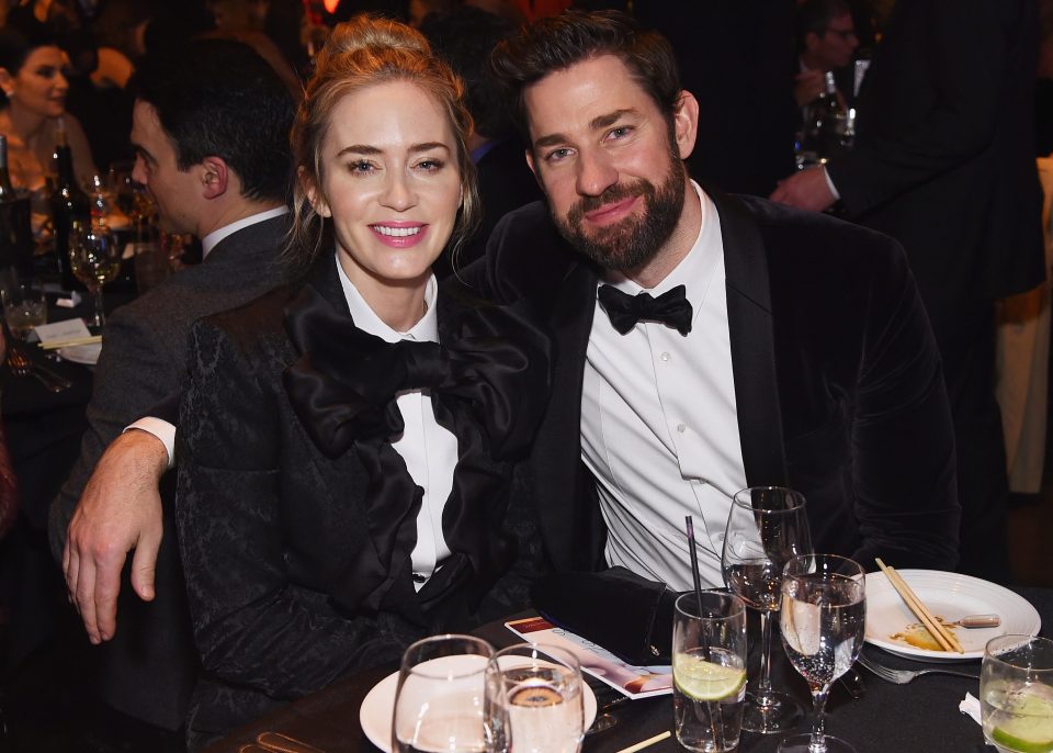  Emily Blunt and husband John Krasinski are rumoured to have relied on male help for their childcare