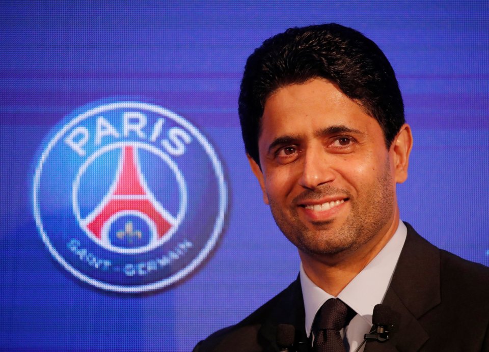 PSG CEO Nasser Al-Khelaifi has seen his club's commercial revenue increase by 14 per cent since Neymar and Mbappe arrived