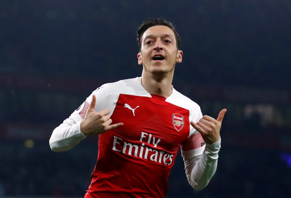  Arsenal midfielder Mesut Ozil has been repeatedly overlooked by Unai Emery this season