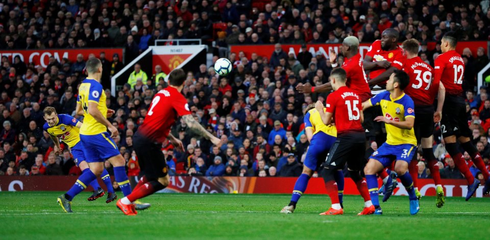 James Ward-Prowse scored a wonderful goal to make it 2-2 at Old Trafford