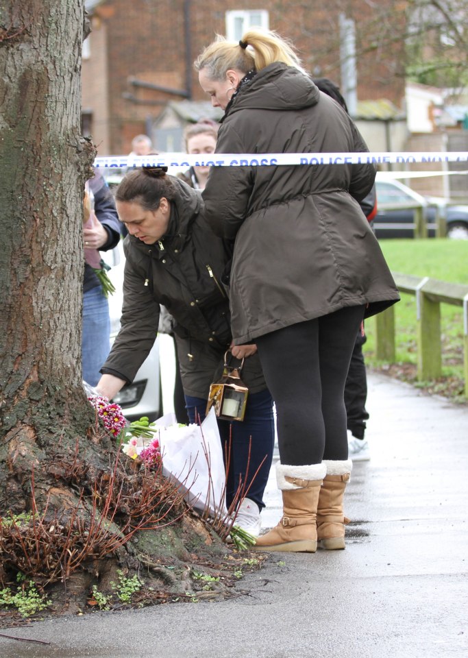  Claire Gillham today laid flowers for her daughter