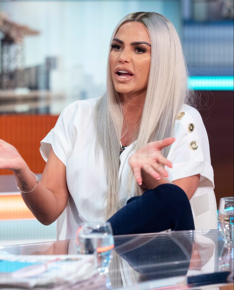  Katie Price has threatened to take her children Jett, five, and Bunny, four, out of school after cops were called following her F-word bust up