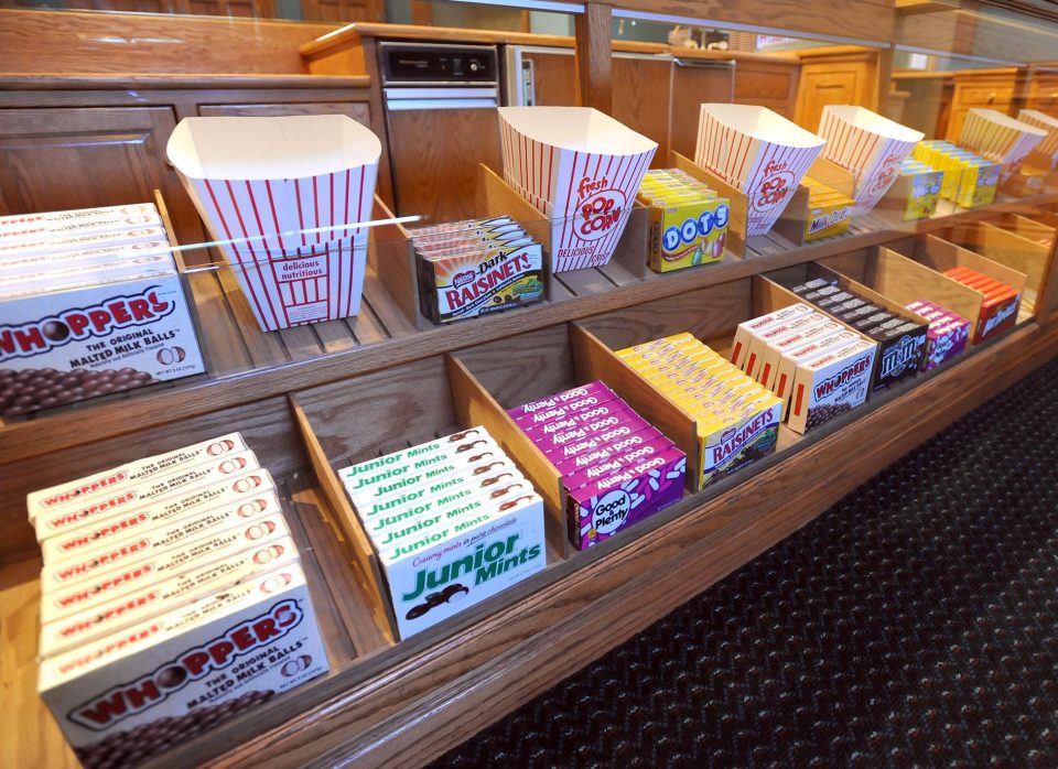  Jacko's sweet shop was a big hit with kid visitors to his cinema