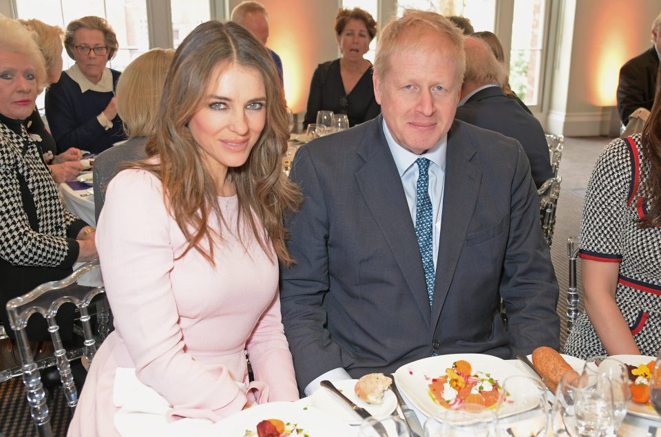  Boris Johnson shows off his new hair cut and slim figure at the Turn The Tables lunch in London