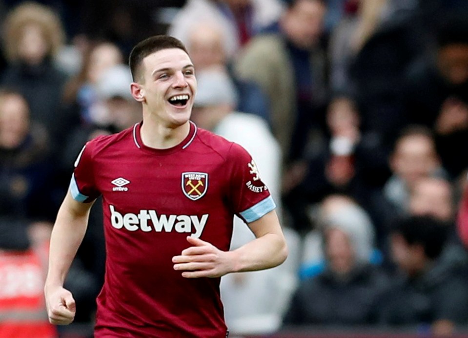  Declan Rice has been called up to the England squad for the first time