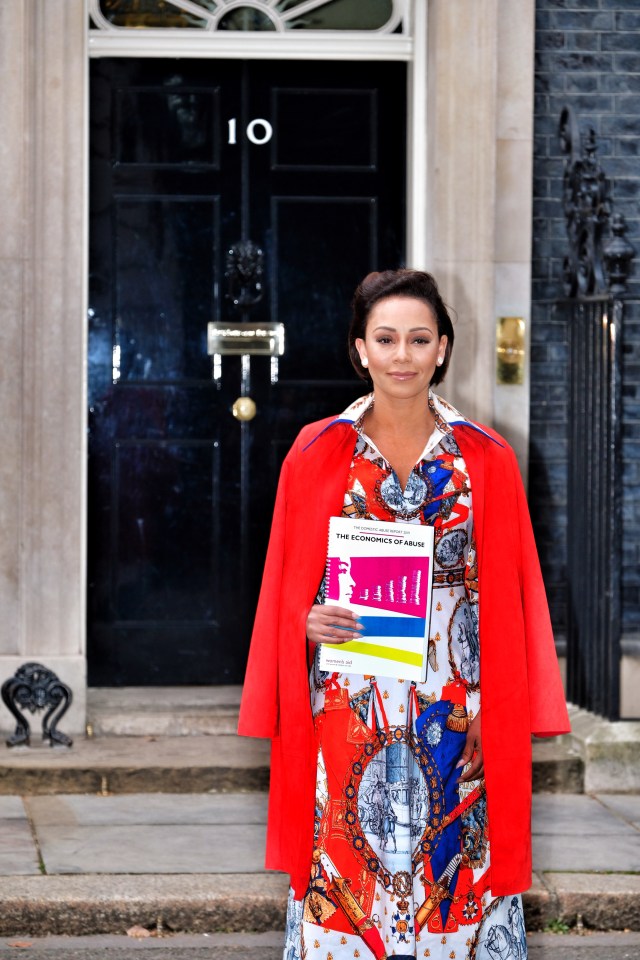 Mel B held talks with Theresa May over getting more help for domestic abuse victims