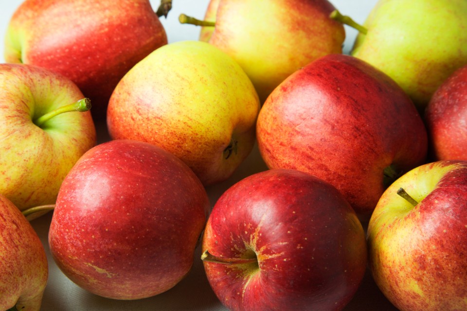 An expert in the programme says that some British apples can be up to a year old