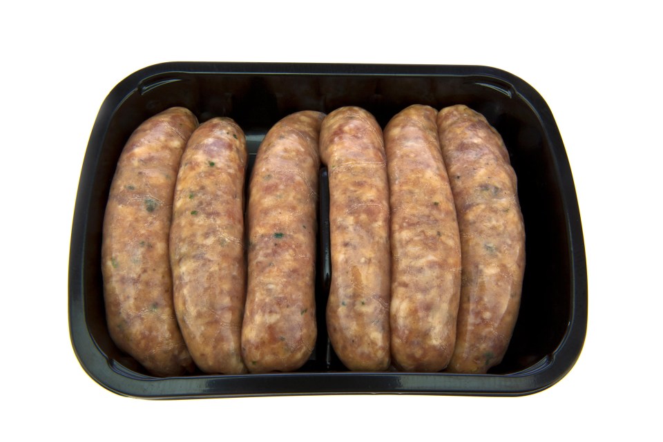 Some sausages may contain hardly any pork