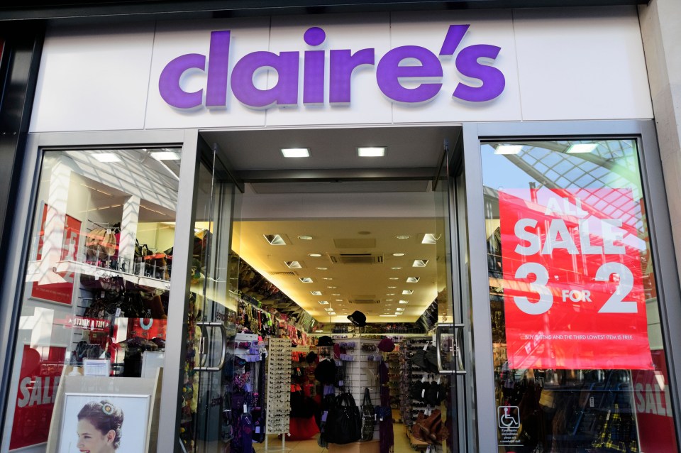 Claire's removed three cosmetic products following a US warning over asbestos