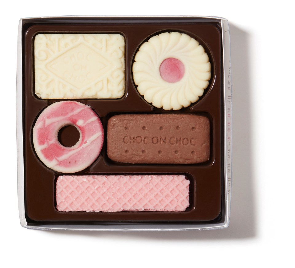 Chocolate shaped like biscuits… what more do we need to say? 