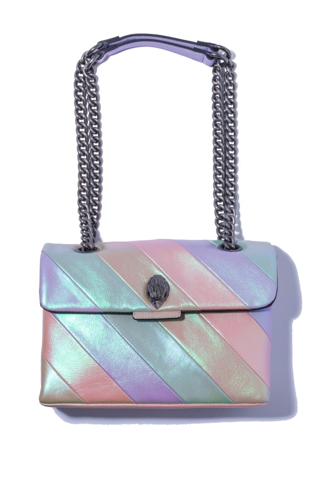 This is the rainbow bag of pastel dreams. Perfect for any summer wedding or the races