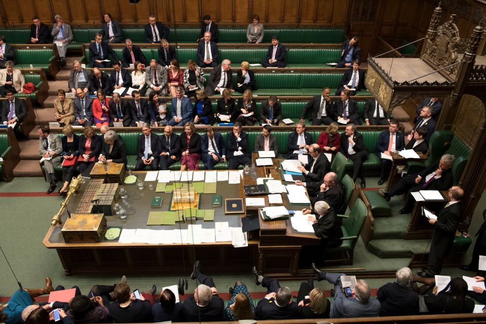  The House of Commons is due to have its say today