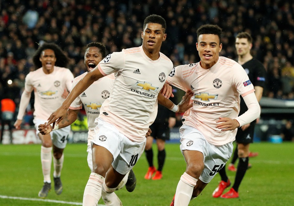  Marcus Rashford was the hero as United battled past PSG in March 2019