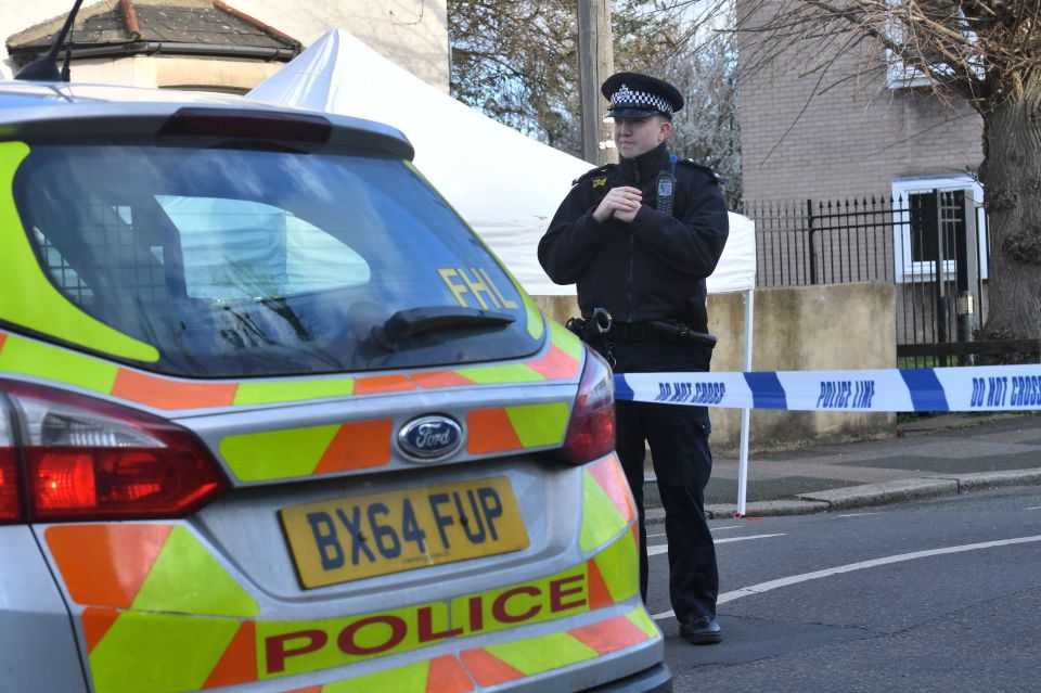  Officers were called to the road at around 4.30pm yesterday