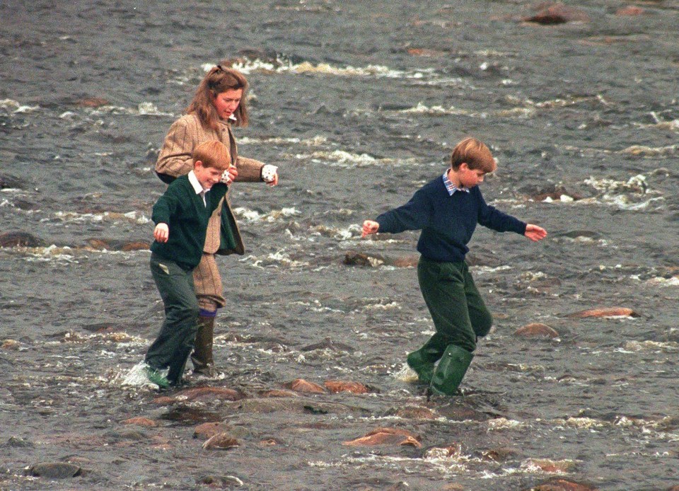 Harry enjoyed his outdoor adventures with Tiggy Legge-Bourke as a child