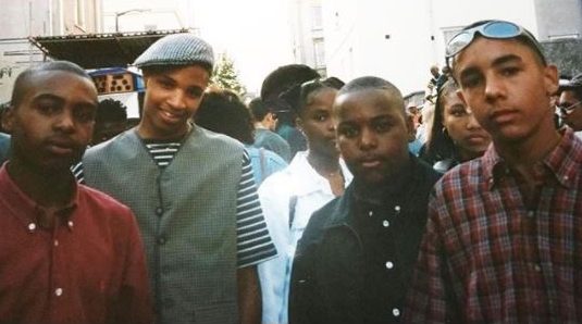 Alex, aged 18, with his cousins at St Paul’s Carnival in Bristol