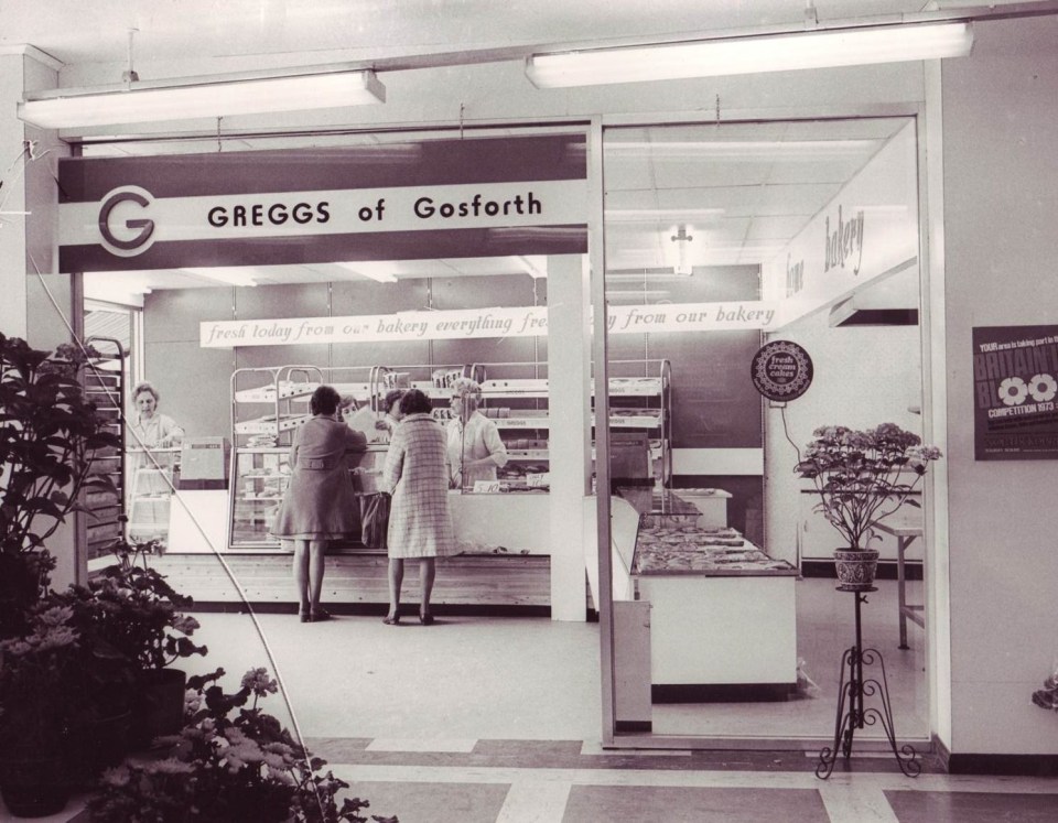 The first Greggs in Gosforth, Newcastle, opened in 1951