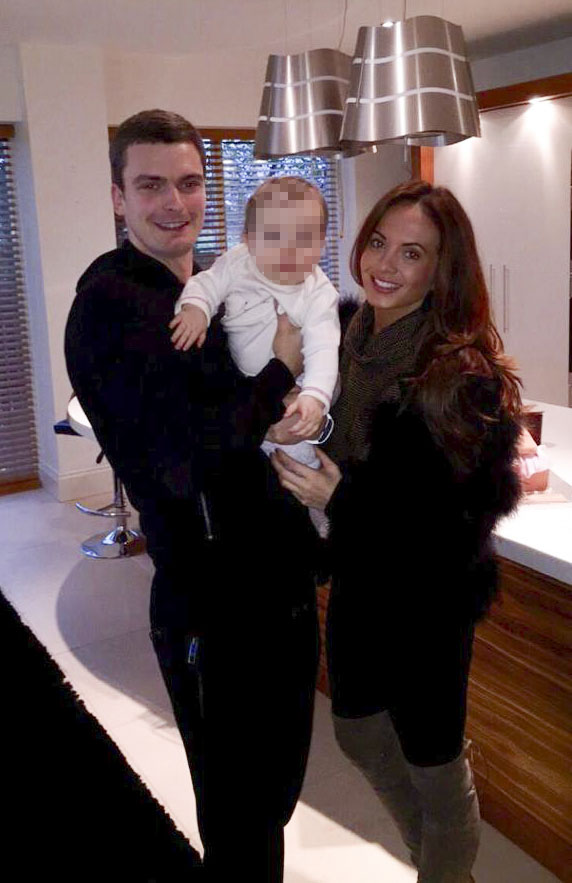  Adam Johnson and his ex-girlfriend Stacey have a four-year-old daughter