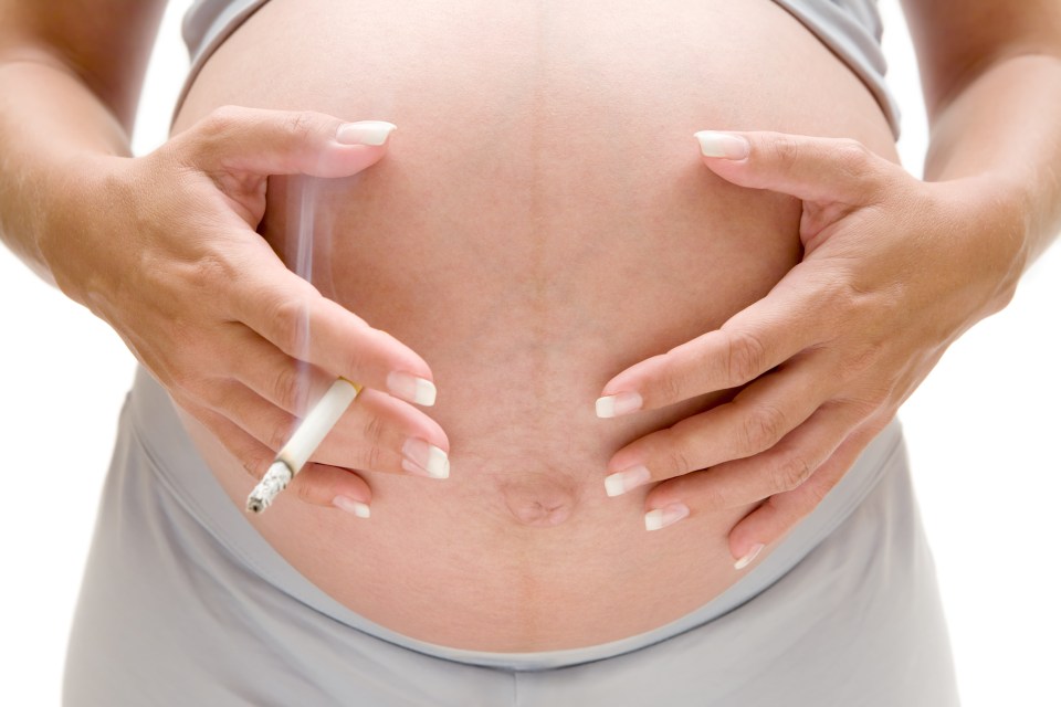 7.2 per cent of pregnant women in the states still smokes while 10.5 per cent of British mums do