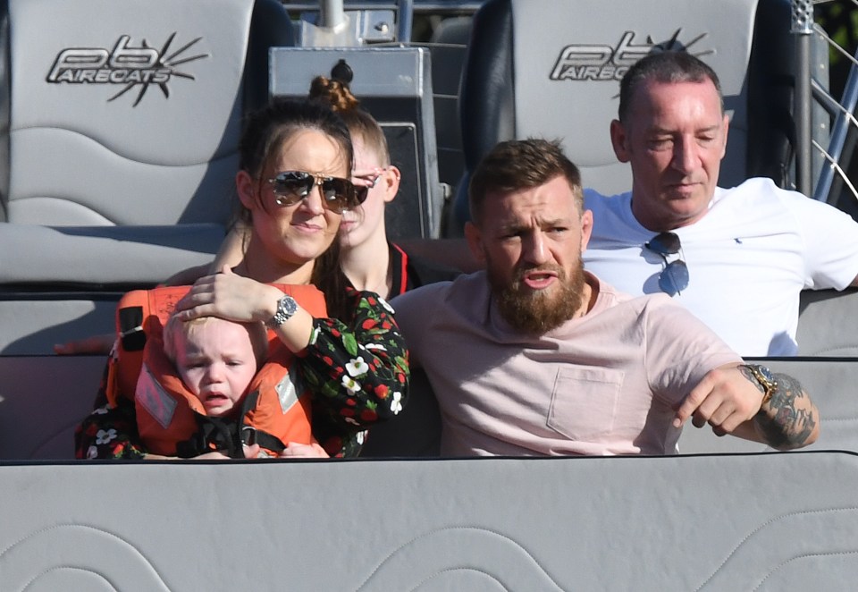  Conor McGregor took his girlfriend Dee Devlin and their son Conor Jr. for an airboat in the Florida Everglades