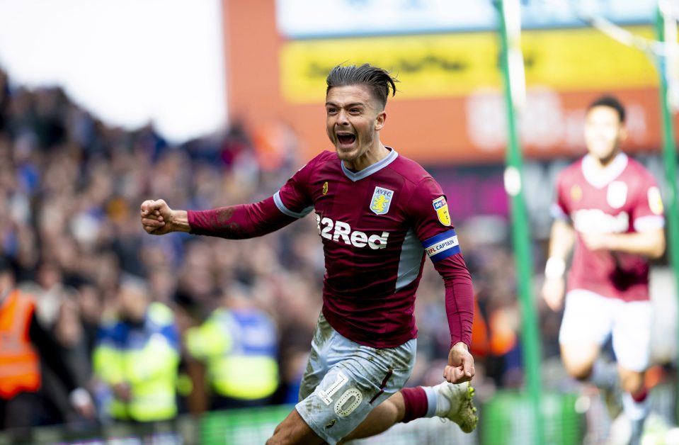  Jack Grealish scored the winner after being decked by a Birmingham City fan