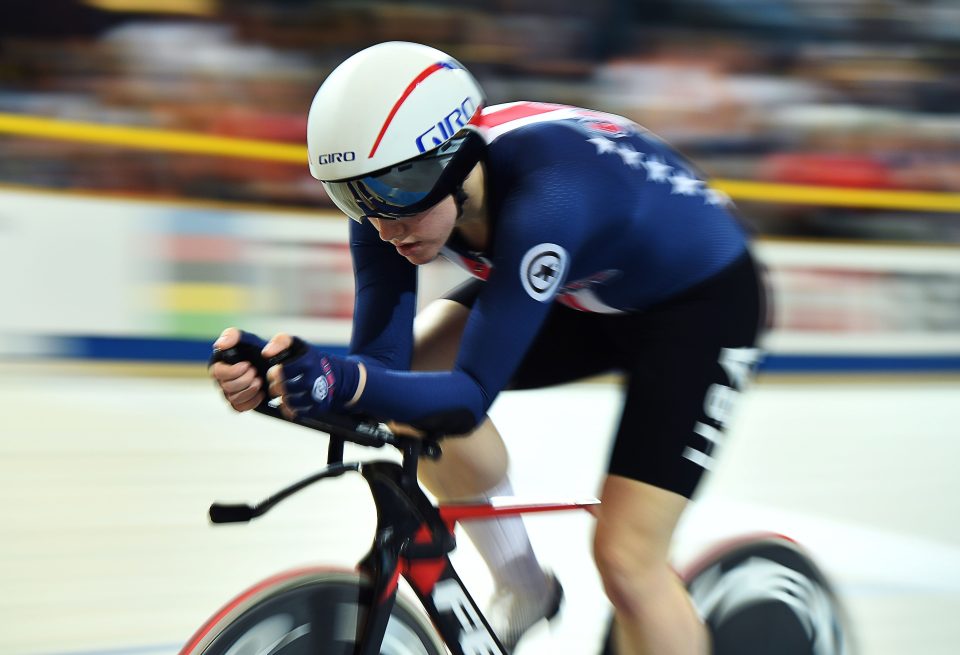  USA star Kelly Catlin had a double cycling career in pursuit and with the UCI Women's Team Rally UHC Cycling