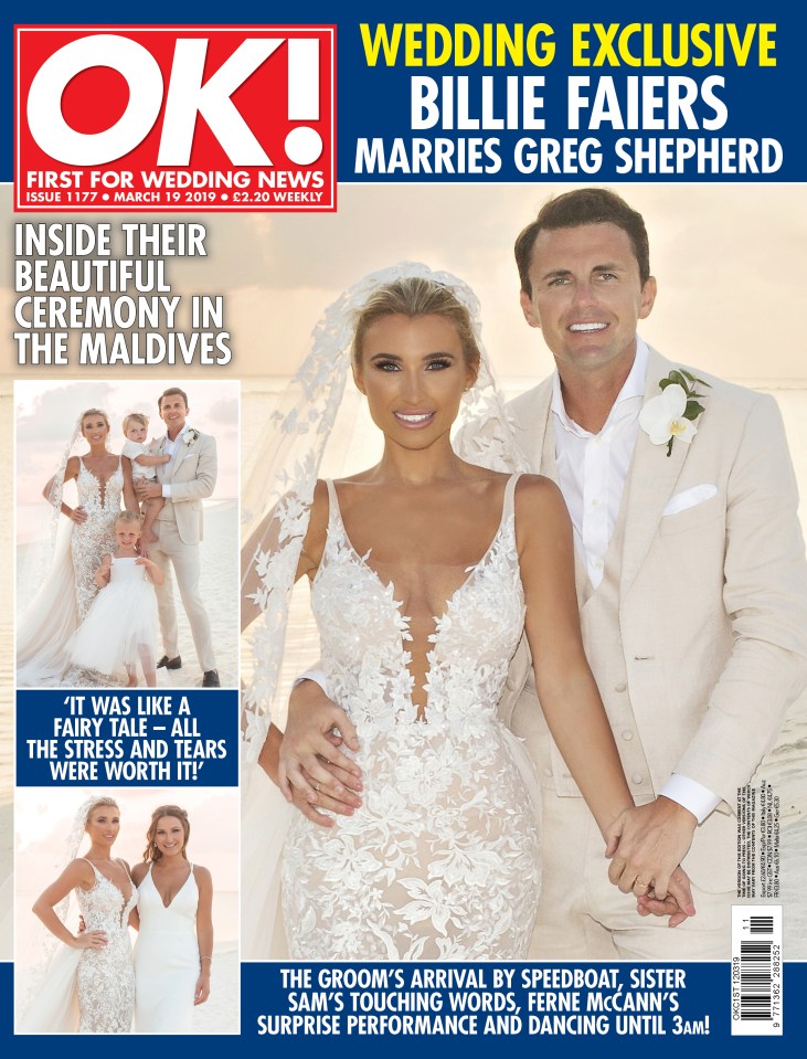  The interview is in this week's OK! magazine, on sale now