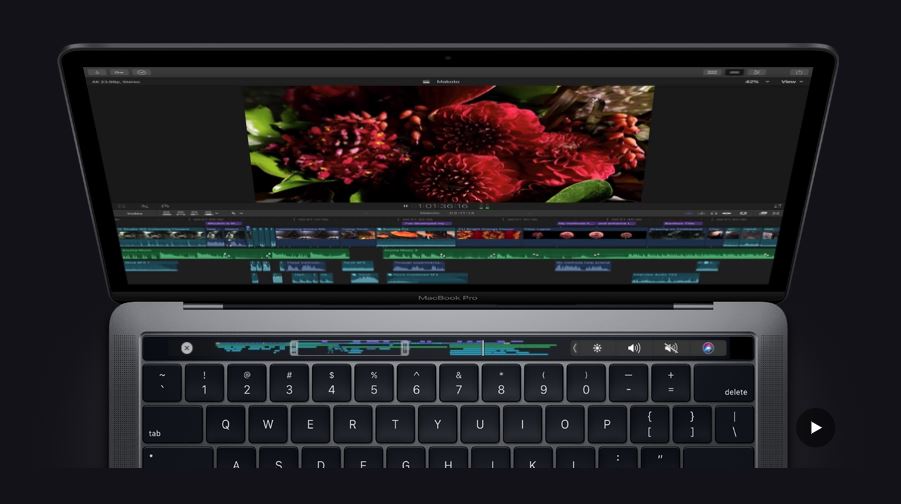  New MacBook Pro notebooks also have an OLED Touch Bar that's fully customisable