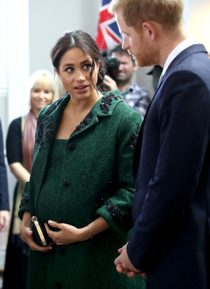 Meghan is thought to be due in April