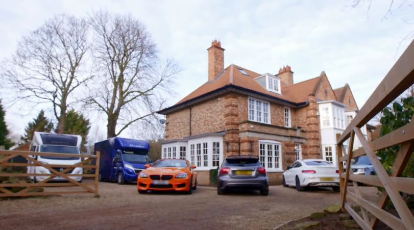  The Middlesbrough lad grew up in this spacious mansion in the countryside