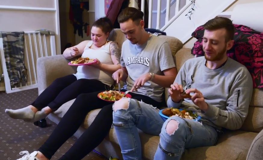  After his day handing out leaflets, Jenny taught Alex how to make a Sunday roast