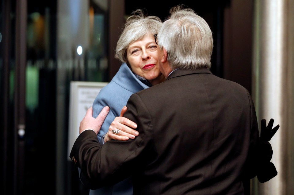  Theresa May was locked in Strasbourg for last-ditch talks last night over the Northern Ireland backstop