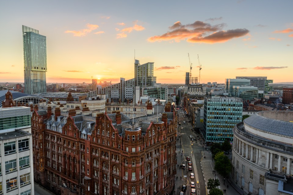  Impressive view over Manchester