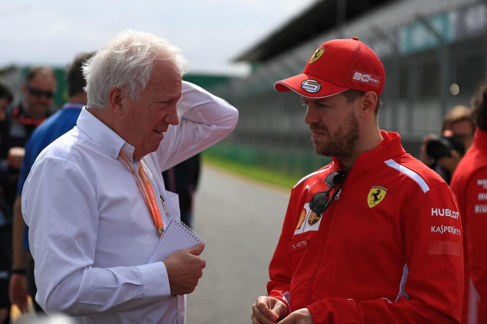  Whiting talks to Sebastian Vettel