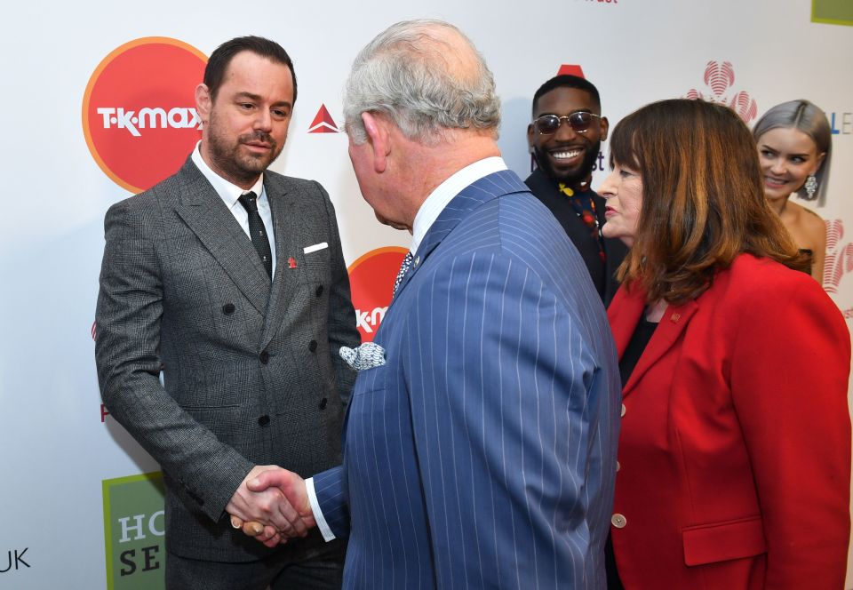  Danny cheekily told Prince Charles that they are family earlier this month