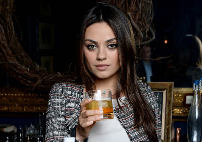  Mila Kunis has advertised Jim Beam's bourbon whiskey