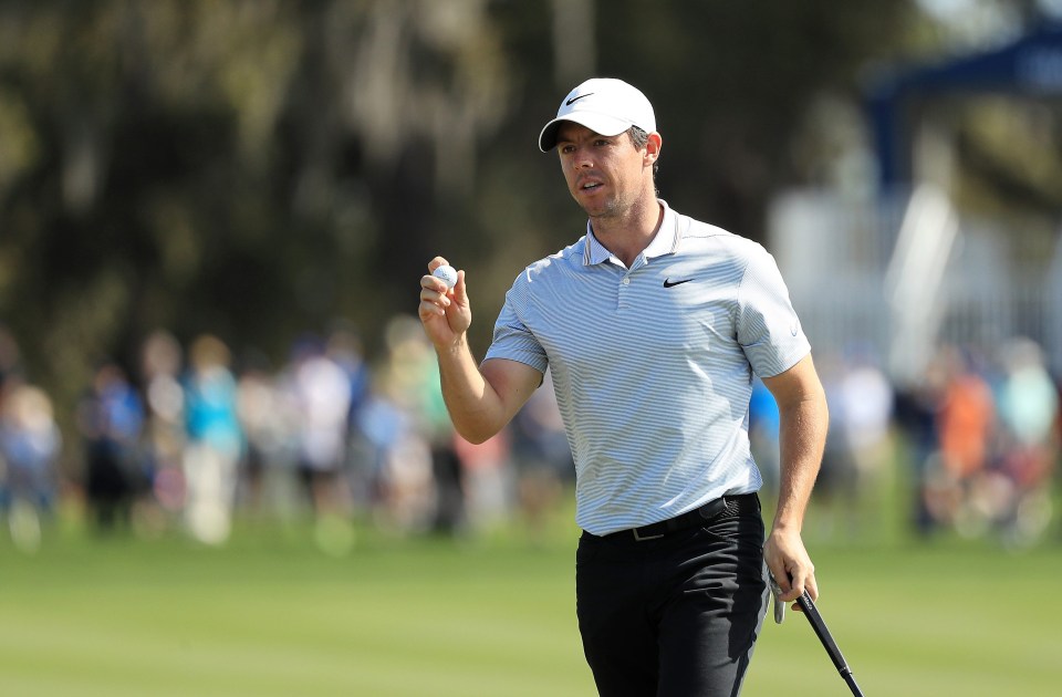 Rory McIlroy is just two shots behind Fleetwood with his opening 67